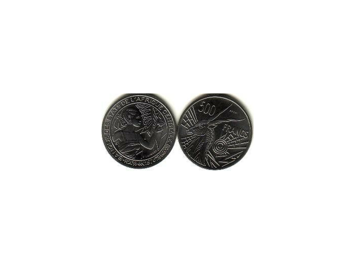 BANQUE DES ETATS DE L'AFRIQUE CENTRALE B.E.A.C 500 FRANCS 1976 A FDC ESSAI