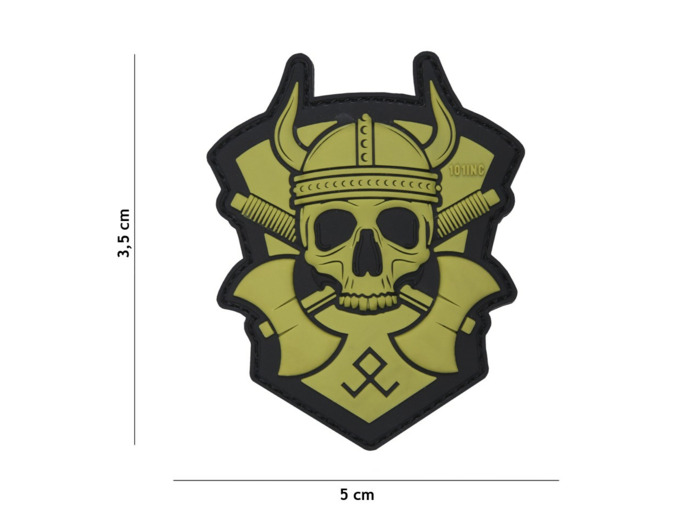 Patch 3D PVC Viking (vert)