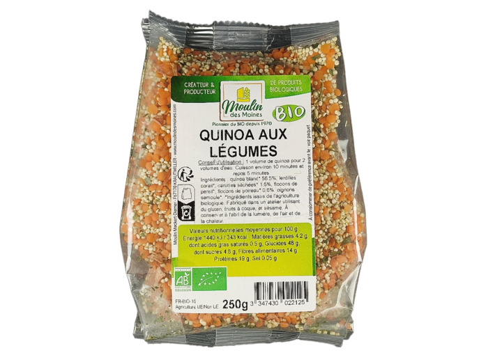 Quinoa aux Légumes 250g Bio