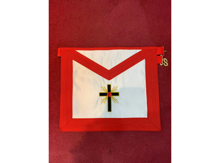Tablier 18ème degré Rite R.E.A.A. croix latine