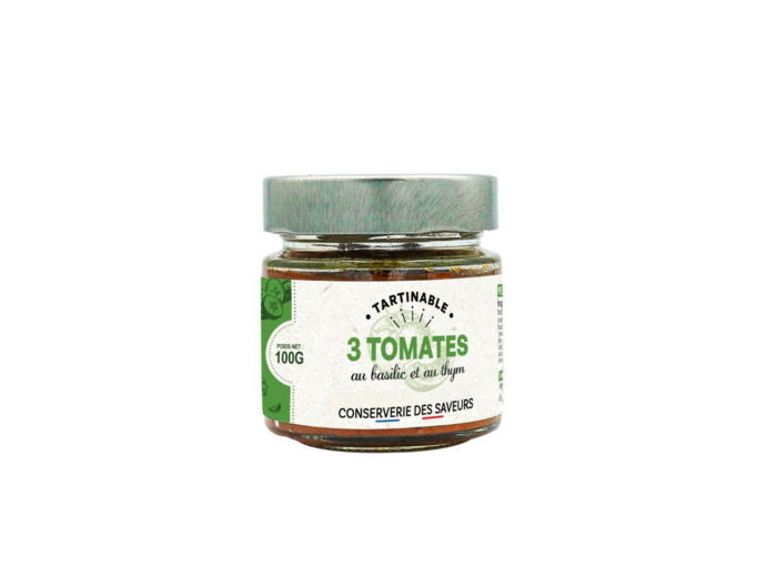 Tartinable 3 Tomates Basilic Thym 100G
