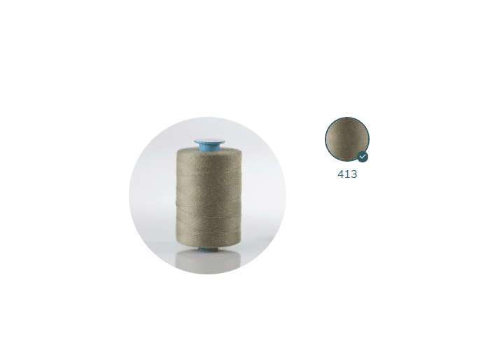 ZX 35 - 413 FICELLE FIL À COUDRE 100% POLYESTER TRÈS RÉSISTANT bobine 500m