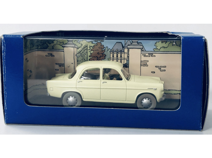 TINTIN LES BIJOUX DE LA CASTAFIORE L'ALFA DES JOURNALISTES 1/43 BOITE D'ORIGINE