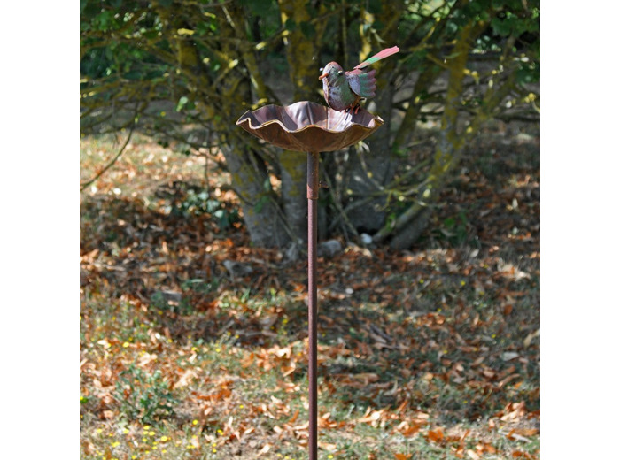 Mangeoire Oiseaux fonte 25x17x122 cm