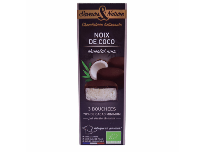 Bouchées Chocolat Noir Bio 3x15g