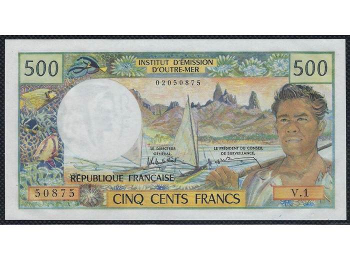 NOUVELLE CALEDONIE NOUMEA 500 FRANCS NON DATE (1969-92) SERIE V.1 NEUF