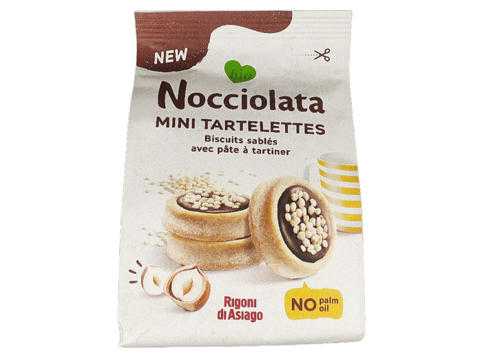 Mini Tartelettes Nocciolata 250g Bio