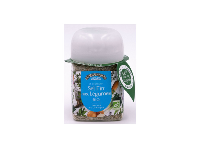Sel fin aux Légumes bio pot végétal biodégradable 90g