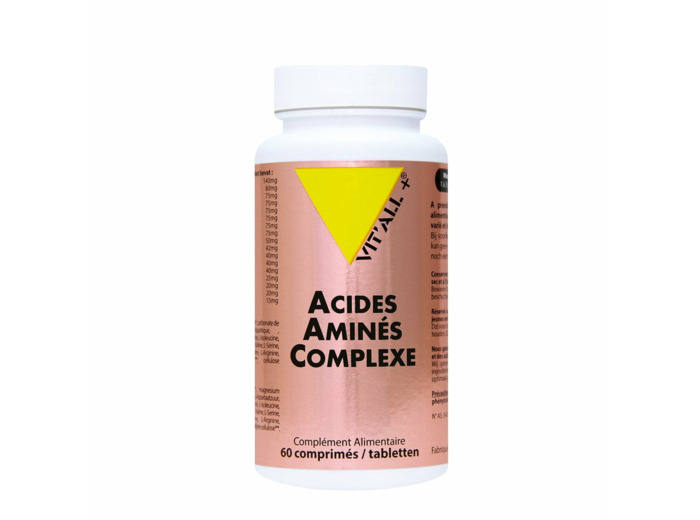 Acides aminés complexe-60 comprimés-Vit'all+