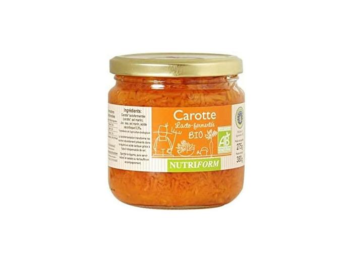 Carottes rapees 275g ne Nutriform