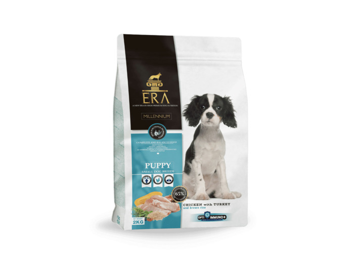 ERA Millennium, Poulet & dinde pour chiots de petites races - 2KG
