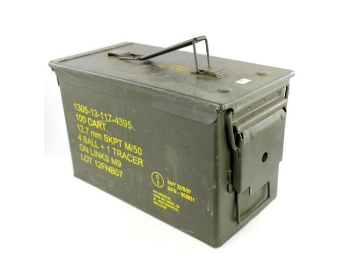 Caisse à munitions Cal. 50 ou 5.56 (occasion)