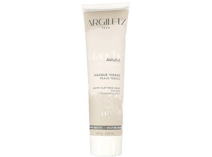 Masque Visage Argile Blanche Peaux Ternes