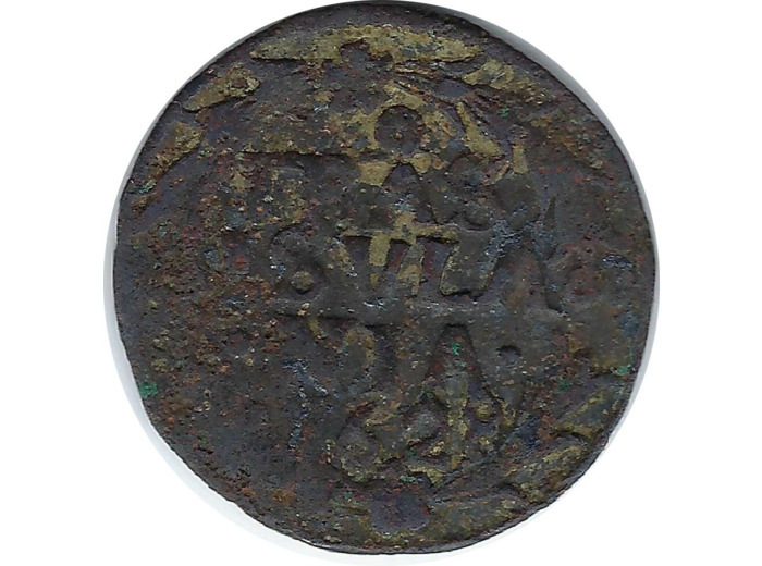 PAYS-BAS HOLLANDE 1 DUIT 1628 IJSSELOVER TB