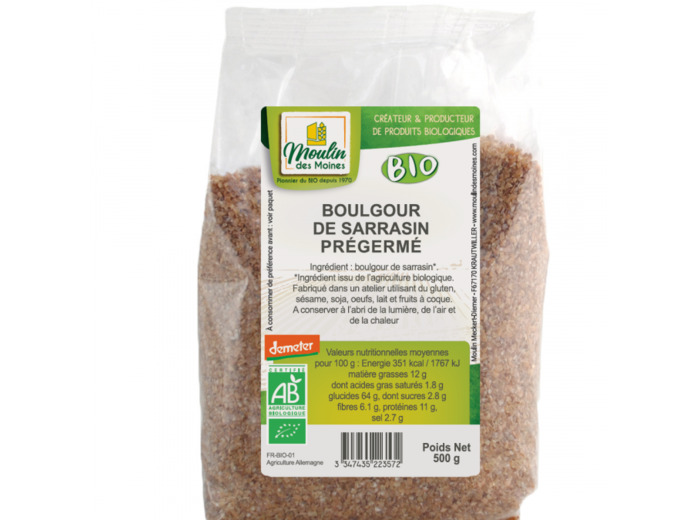 Boulgour de Sarrasin Bio-500g-Moulin des Moines
