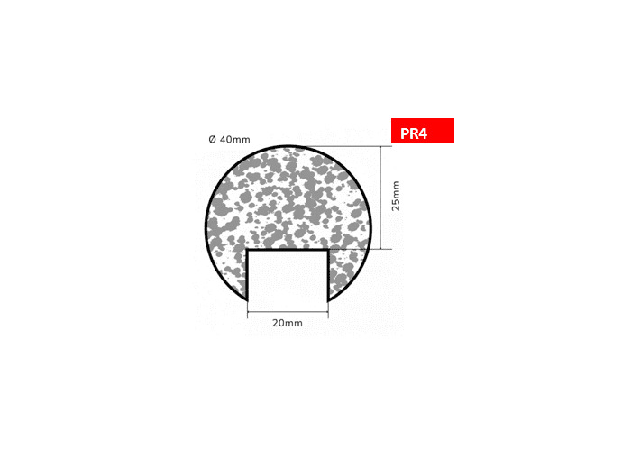 Bourrelet profilé mousse PR4 – 2m