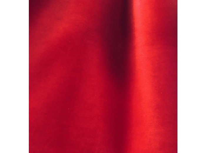Velours uni Scala CERISE col 14 laize 150cm 90000t