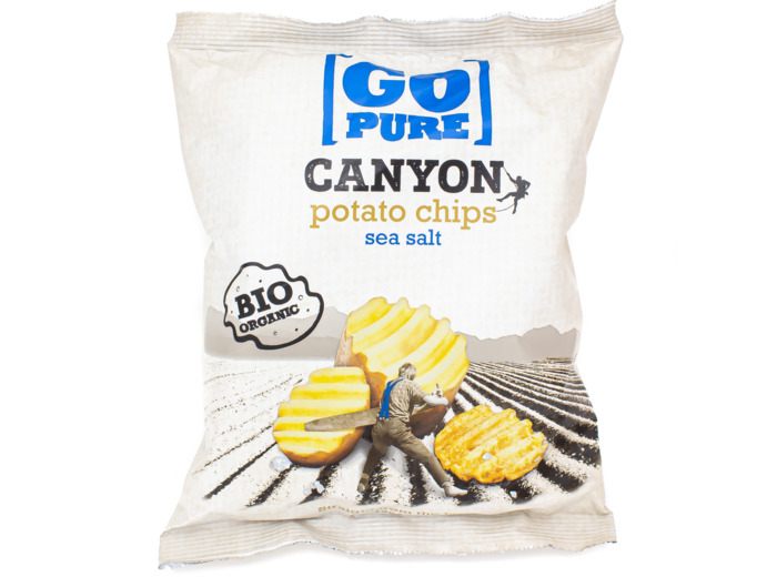 Chips Striées Canyon Sel de Mer Bio 125g