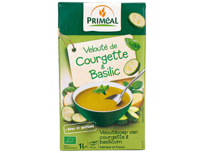 Velouté de Courgette et Basilic Bio 1l
