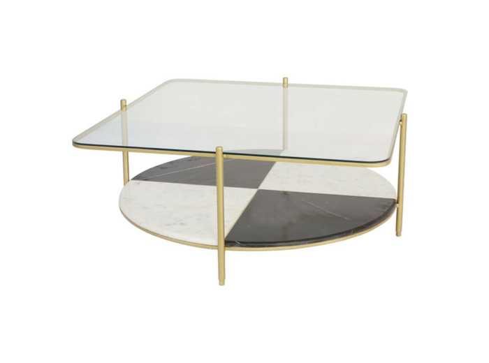Table basse Duo contraste 94x94x41cm