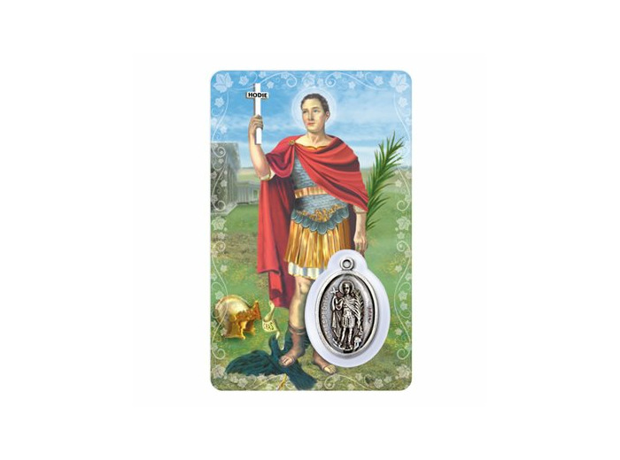 Carte-prière avec insertion ST EXPEDIT- italien