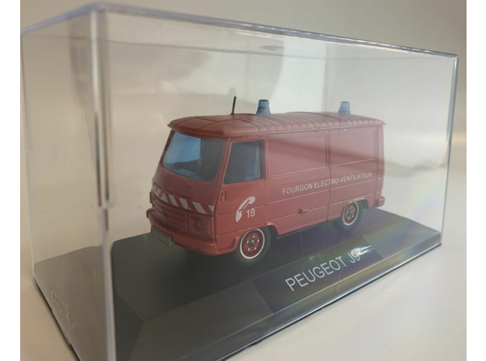 PEUGEOT J9 POMPIER FOURGON ELECTRO-VENTILATEUR 1/50 BOITE
