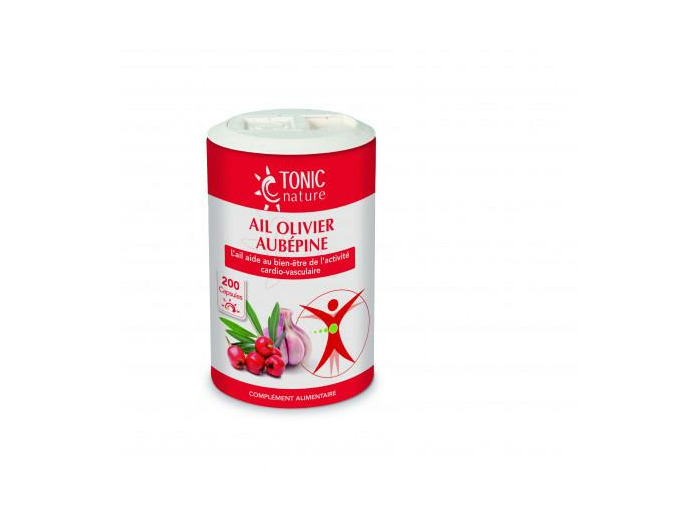 Ail+Olivier+Aubépine-200 capsules-Tonic Nature