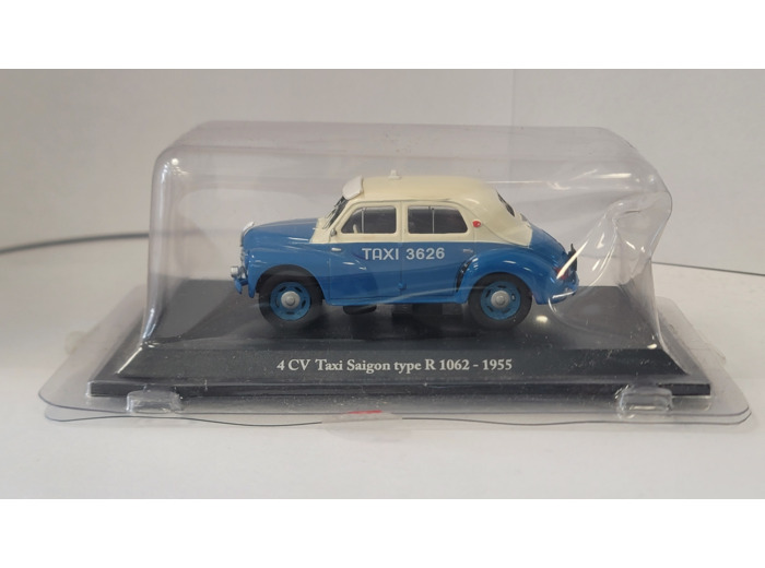 RENAULT 4 CV TAXI SAIGON TYPE R 1062 1955 1/43 BOITE D'ORIGINE