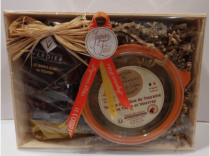 Coffret Terrine de Géline et Raisins Vouvray
