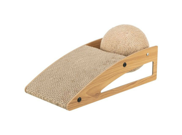 TRIXIE, Griffoir rampe avec balle - 40 × 17 × 20 cm