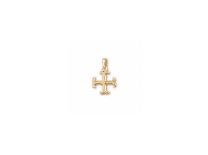 Croix Templière en Plaqué Or