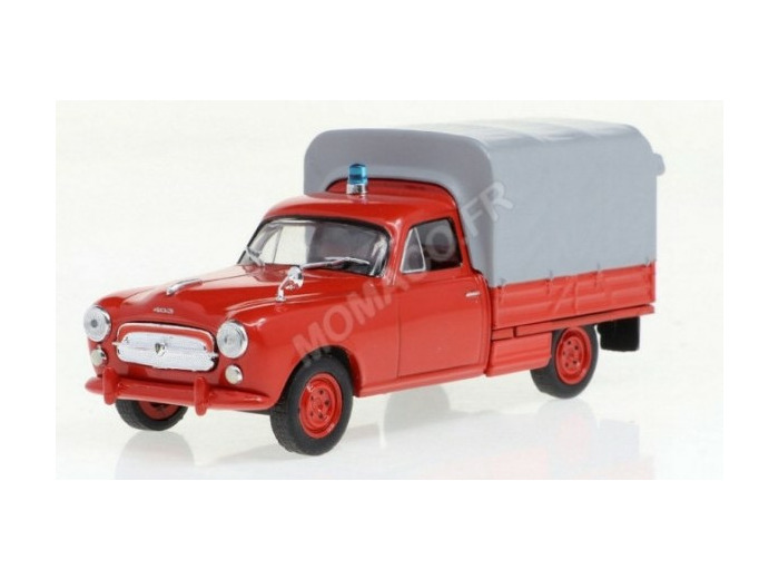 ODEON 1/43 - Miniature Peugeot 403 Pick Up Pompier 1967