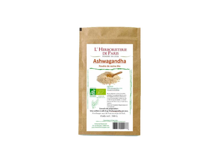 Ashwagandha bio poudre de racine 200g