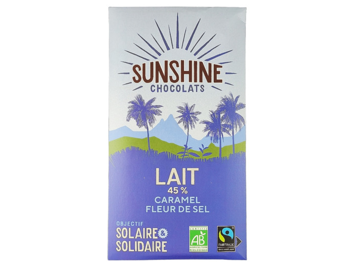 Tablette de Chocolat Lait Caramel 45% 100g Bio