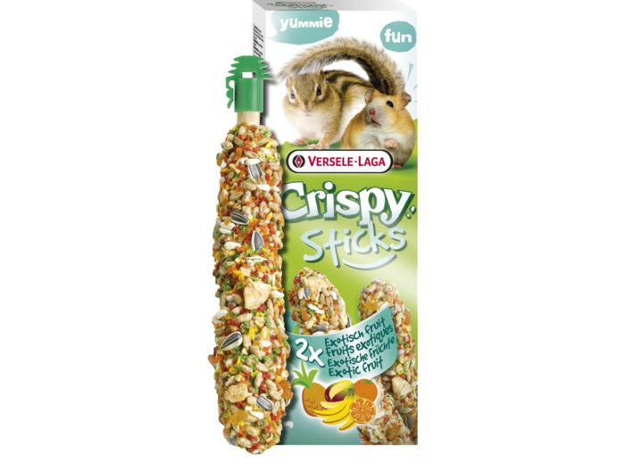 Crispy Sticks fruits exotiques écureuils & hamsters - 2x55g
