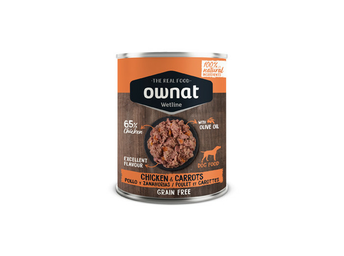 OWNAT WETLINE, Poulet & carottes - 395G