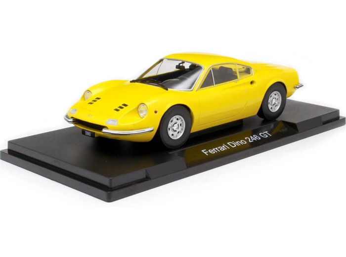 FERRARI DINO 246 GT 1969 YELLOW - 1/18 - ModelCarGroup