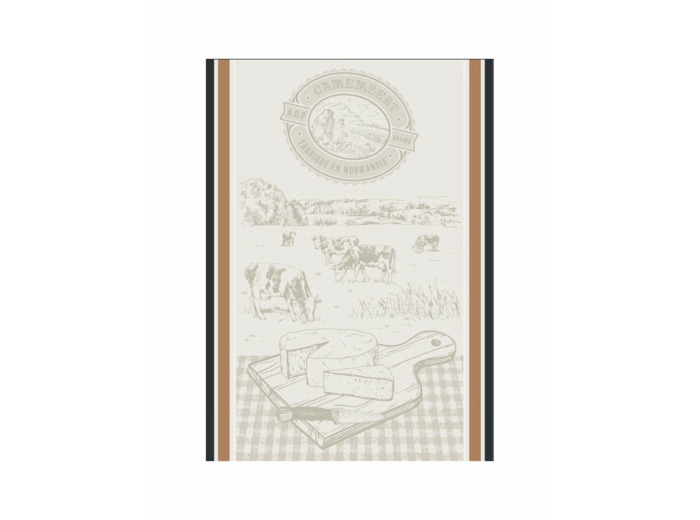 TORCHON SUD ETOFFE JACQUARD 100% COTON X3 FROMAGES