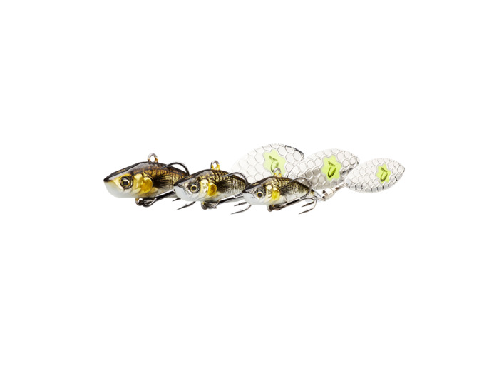 3D sticklebait tail spin 6.5cm