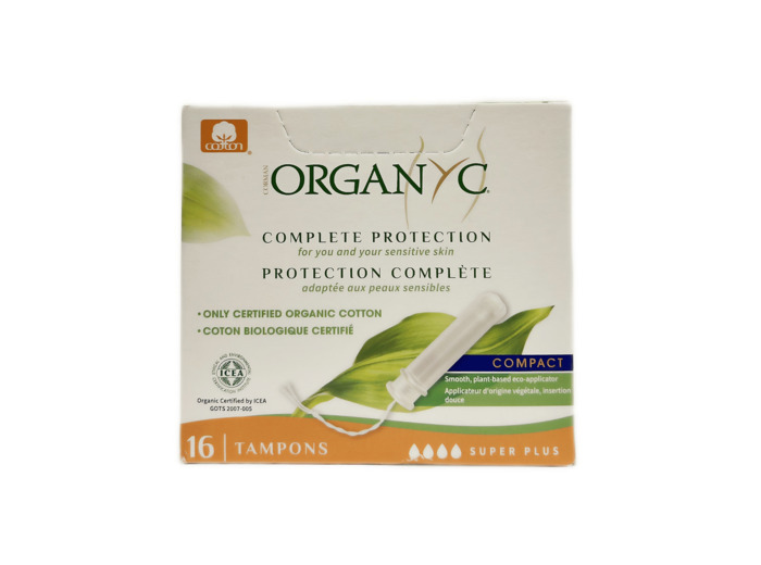 Tampons Super Plus En Coton Avec Applicateur x16