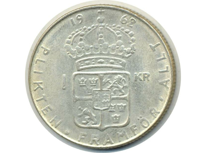 SUEDE 1 COURONNE 1962 U TTB+ (W826)