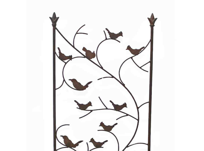 Treillage oiseaux fer 40x2x120cm