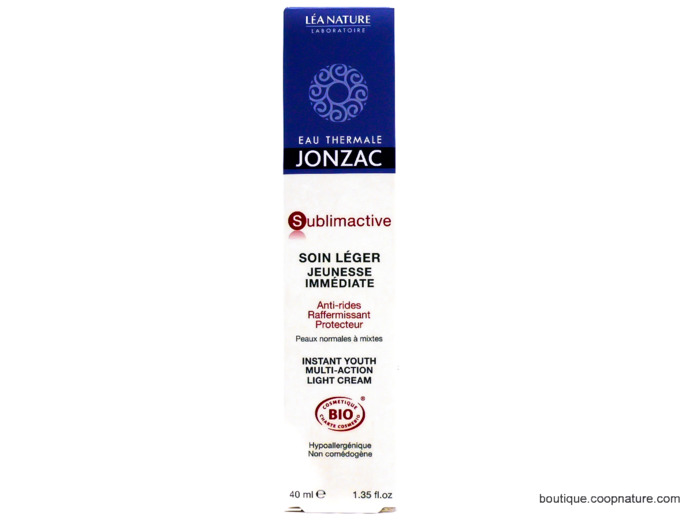Soin Léger Jeunesse Immédiate Bio 40ml