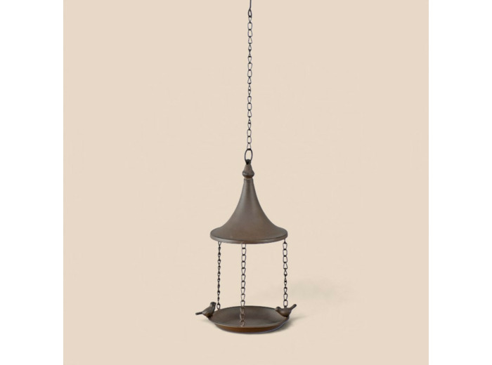 Mangeoire oiseaux suspendue 20x16x66cm