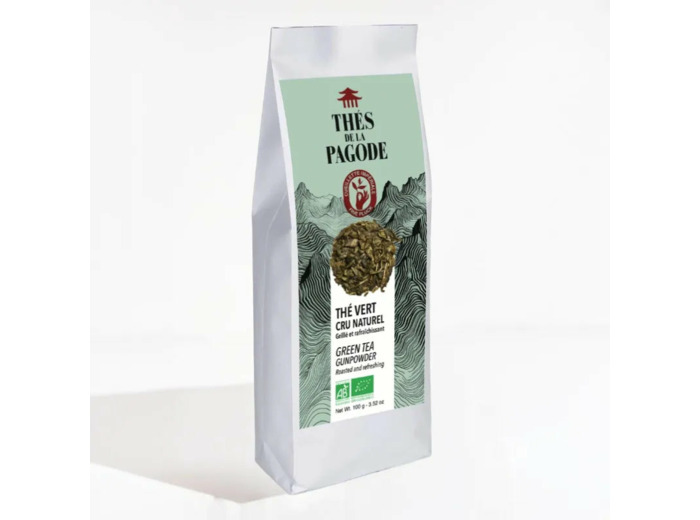 Thé vert Cru naturel Bio-100g-Thés de la Pagode