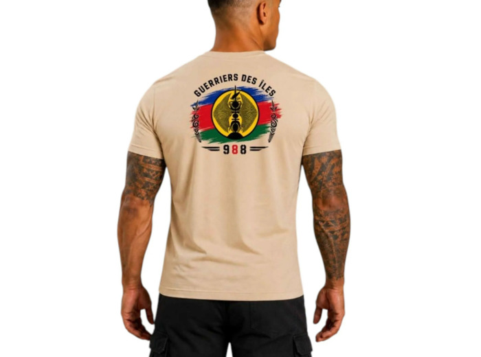 T‑shirt Ultramarins TOA 988 – Guerriers des Îles – Coton 190 g (coyote)