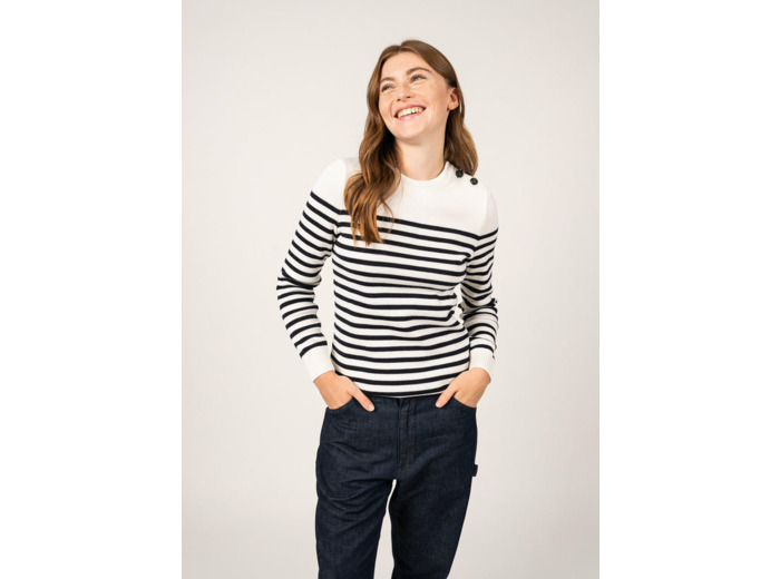 Pull marin rayé Rochefort