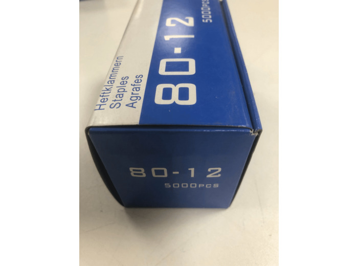 Agrafes 80 12mm 5000pièces GKL80012