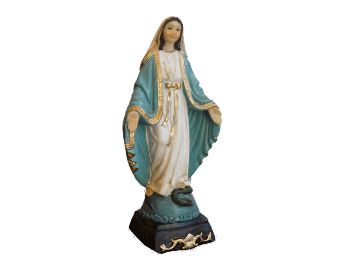 Vierge Miraculeuse en Résine 15cm