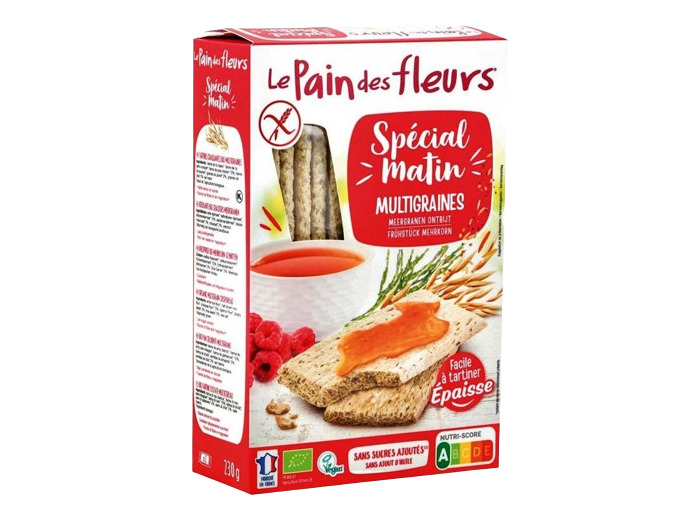 Tartines Spécial Matin bio-Multigraines-230g-Le pain des fleurs